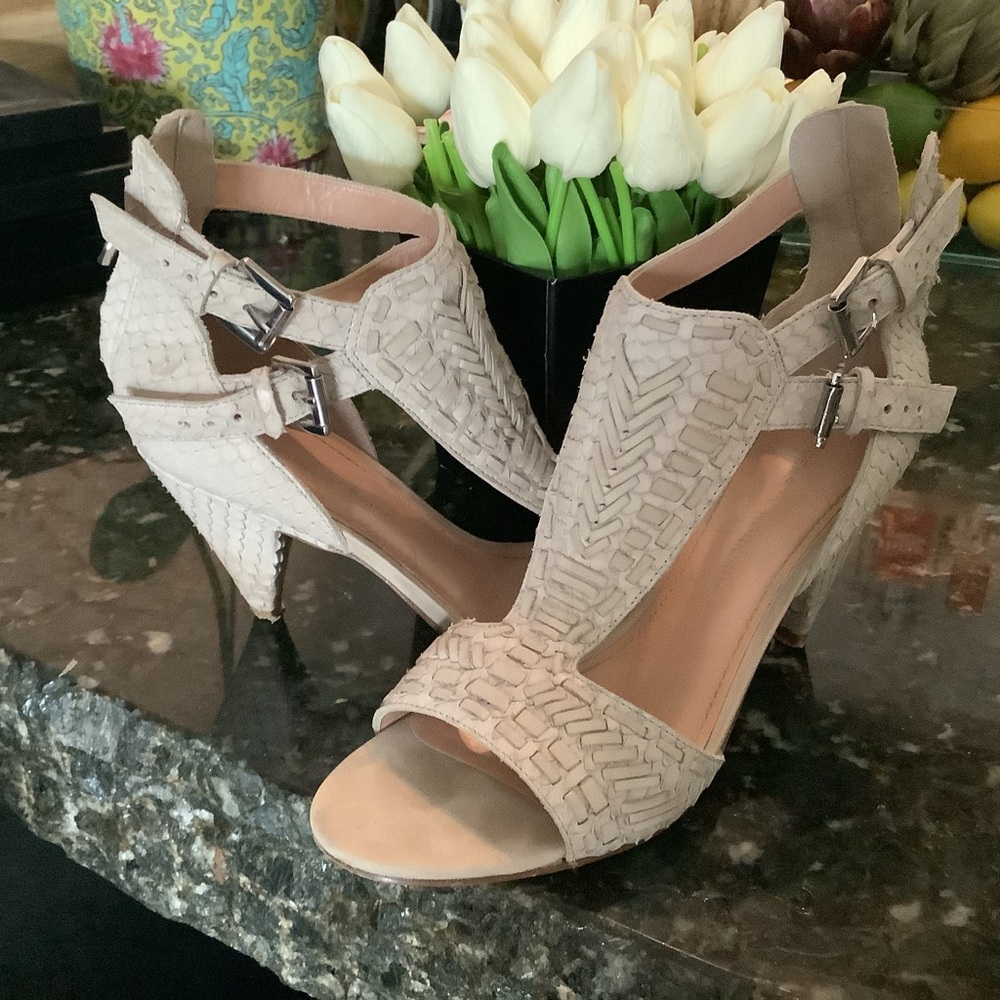 Singerson Morrison blush heels. Perfection!! Sz8